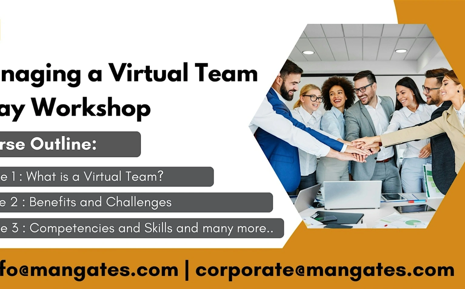 Virtual management workshop